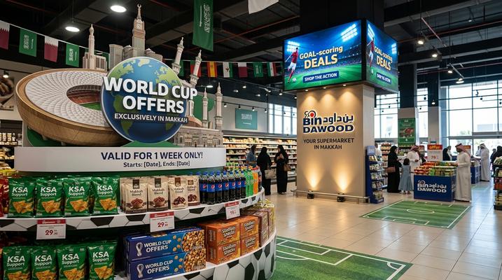 Bin Dawood World Cup Offers Makkah: Up to 59% Off in Saudi Arabia (Jun 10-16)