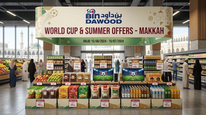 Bin Dawood World Cup & Summer Offers in Makkah: July 15-21, 2026