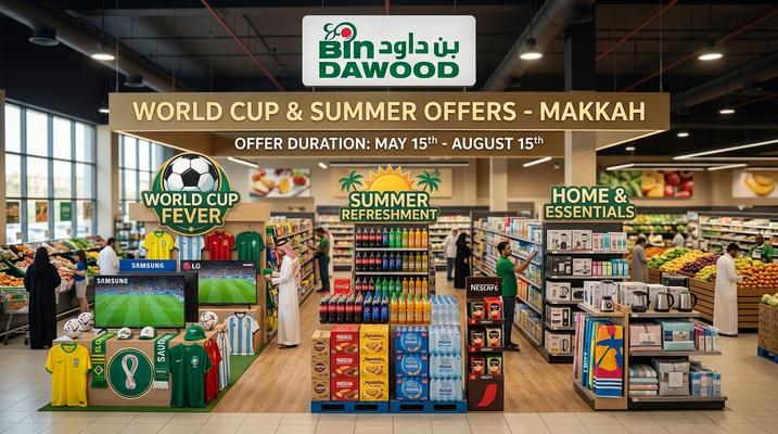 Bin Dawood World Cup & Summer Offers Makkah – Best Grocery Deals in UAE, Saudi Arabia | 08-14 Jul 2026