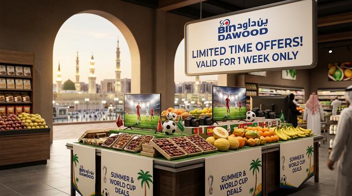 Bin Dawood World Cup & Summer Offers Medinah, KSA – 15-28 July 2026
