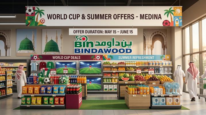 Bin Dawood World Cup & Summer Offers – Medinah, UAE, Saudi Arabia (01 Jul–07 Jul 2026)