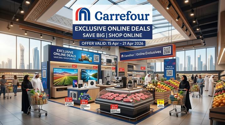 Carrefour Exclusive Online Deals in Qatar, Doha – 15 to 21 Apr 2026