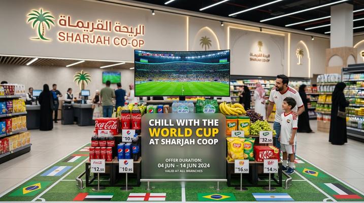 Chill With The World Cup: Sharjah Co-op Offers in Sharjah, UAE (5–14 Jun 2026)