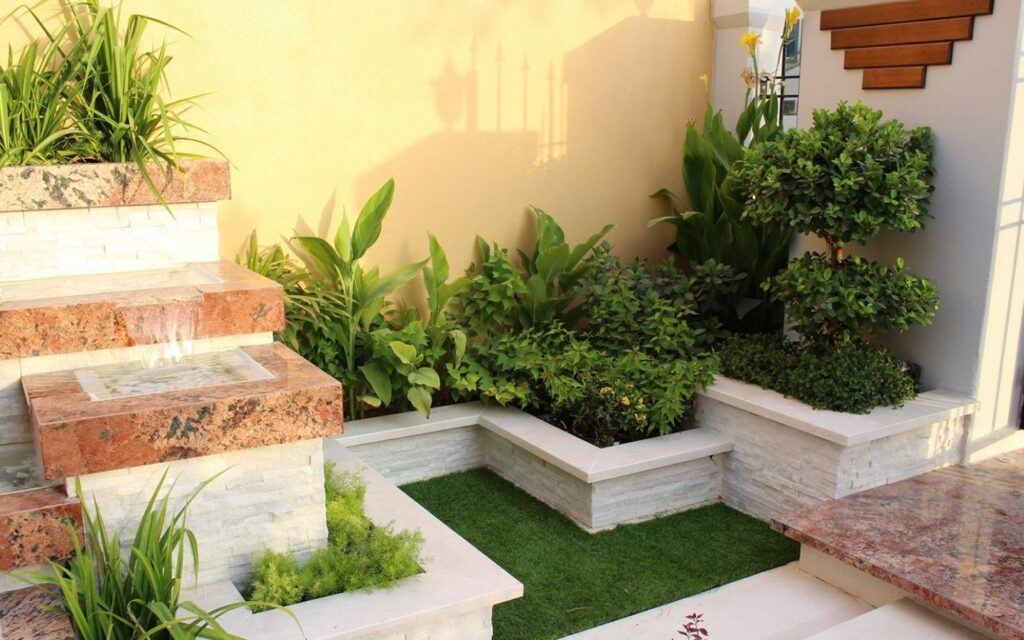 Beautiful Garden Dubai softscaping hardscaping and pool contractors in Dubai