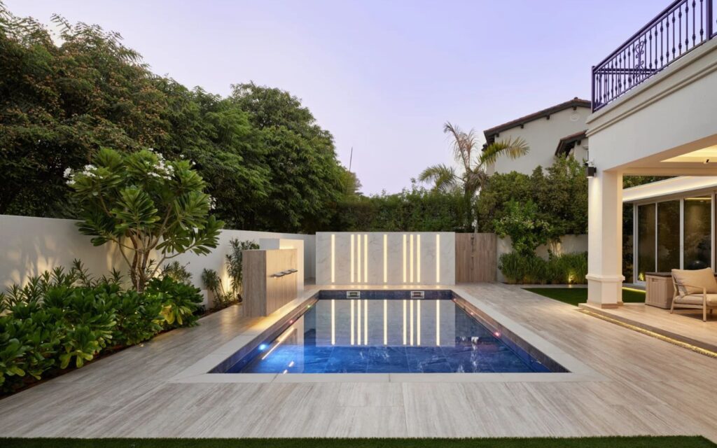 Milestone Garden and Interiors landscaping and pool design in Dubai