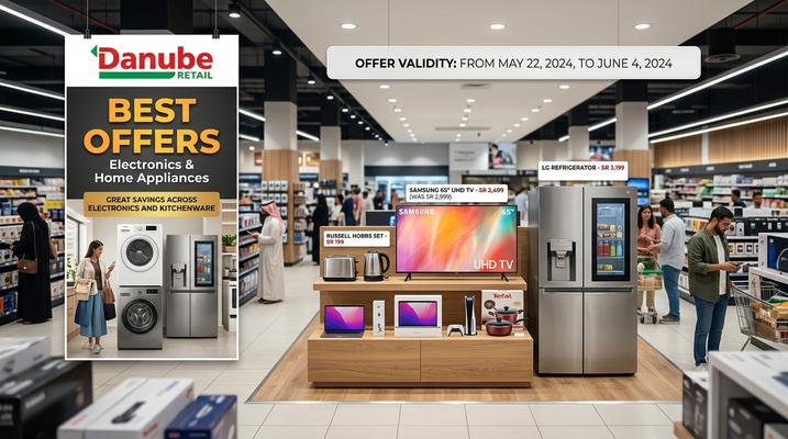 Danube Best Electronics & Home Appliance Offers in Saudi Arabia | 15–28 July 2026