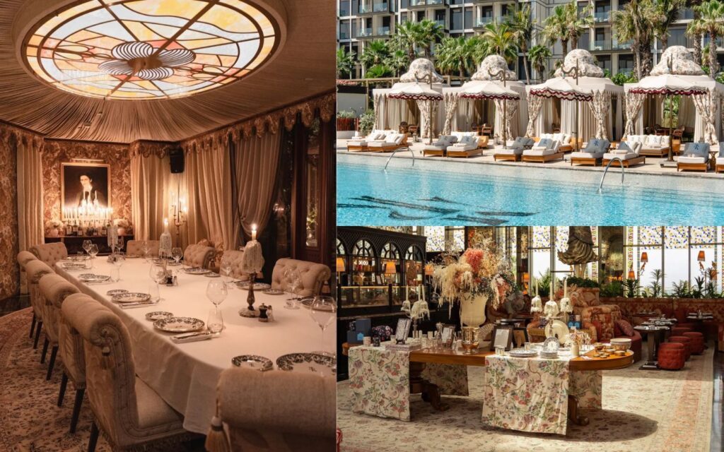 Maison Revka at Delano Dubai on Bluewaters Island with poolside dining