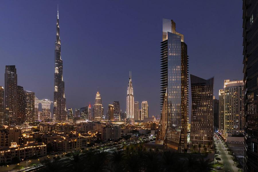 Baccarat Hotel Dubai exterior rendering