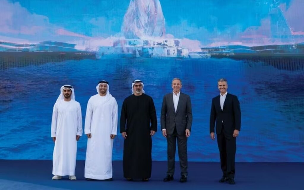 Disney theme park in Abu Dhabi announcement ceremony at Yas Island