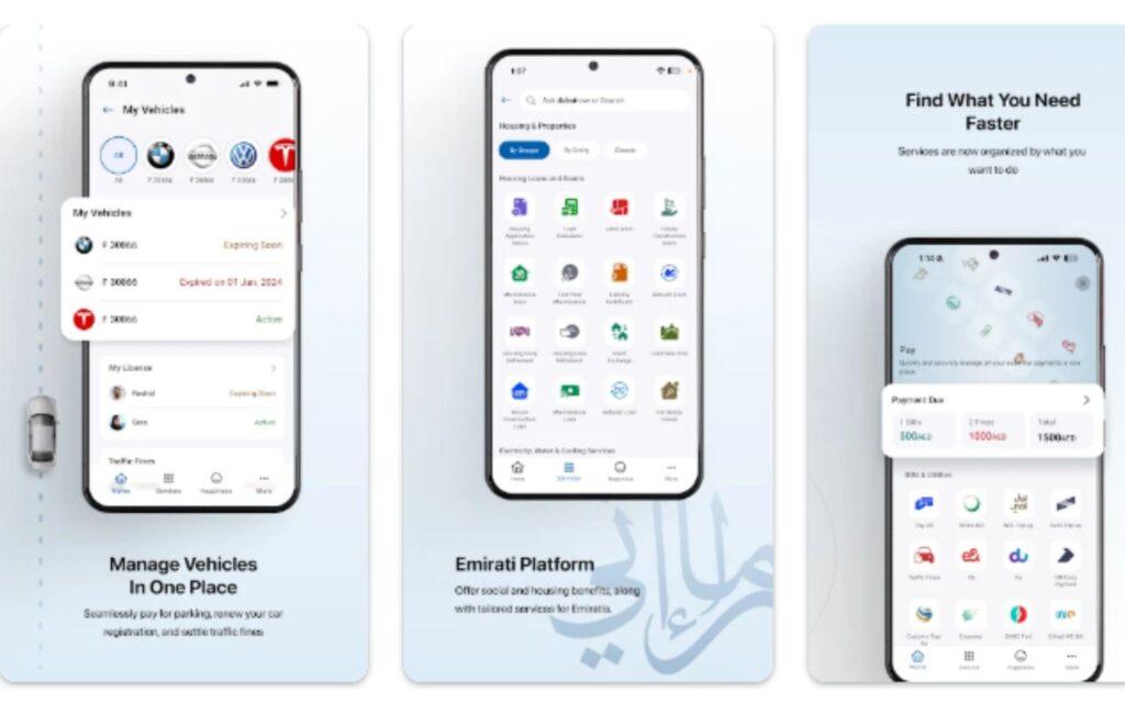 DubaiNow app listing on Google Play