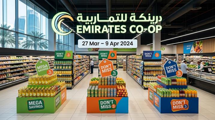 عروض جمعية الإمارات التعاونية في دبي الإمارات – خصومات لا تفوت من 27 مارس حتى 9 أبريل 2024