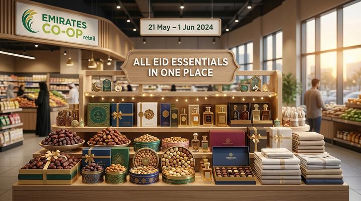 عروض جمعية الامارات التعاونية دبي: كل مستلزمات العيد في مكان واحد من 21 مايو حتى 1 يونيو 2026
