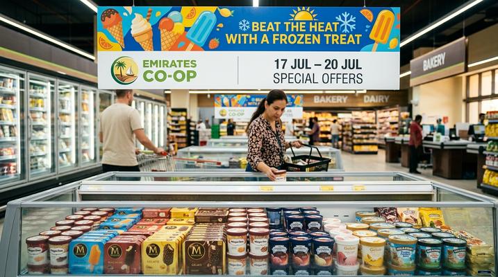 Emirates Co-Operative Society Frozen Treat Offers UAE – Up to 30% Off Ice Cream (18–20 July 2026)