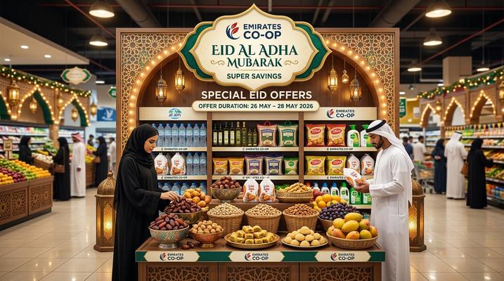عروض جمعية الامارات التعاونية لعيد الأضحى 2026 في الإمارات - تخفيضات حتى 92%