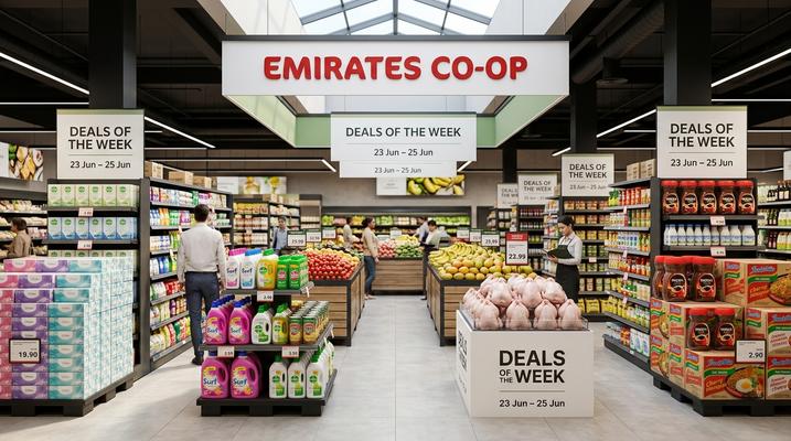 عروض جمعية الإمارات التعاونية الأسبوعية في الإمارات: خصومات حتى 33% من 23 إلى 25 يونيو 2026