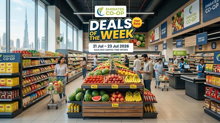 Emirates Co-Operative Society Deals of The Week UAE – Up to 34% Off (July 21-23, 2026)