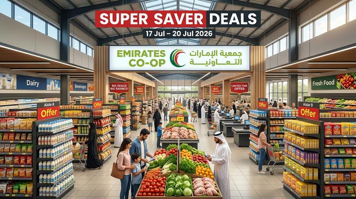 Emirates Co-Operative Society Super Saver Deals UAE - 18-20 July 2026