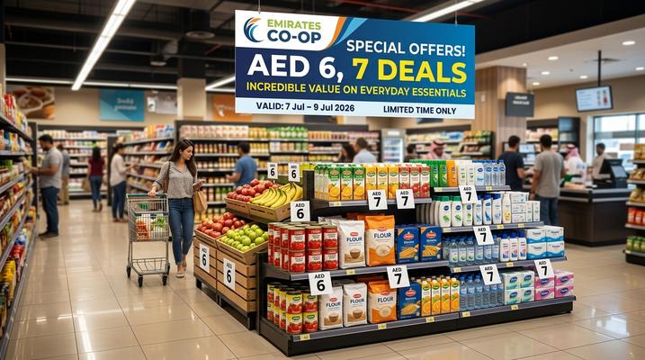 Emirates Co-Operative Society UAE – AED 6 & 7 Deals Catalog (8–9 July 2026)