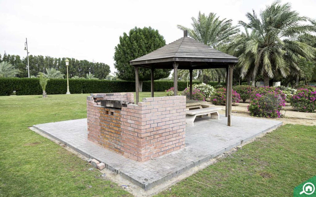 designated barbecue area at Sharjah National Park