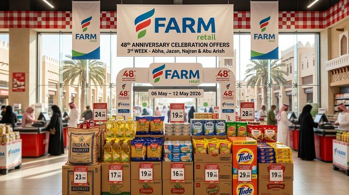 Farm Superstores 48th Anniversary Celebration Deals – Week 3 Offers in Abha, Jazan, Najran & Abu Arish, Saudi Arabia (6–12 May 2026)