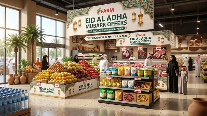 Farm Superstores Eid Al Adha Mubarak Offers in Abha, Jazan, Najran & Abu Arish, KSA – 20 May to 02 Jun 2026