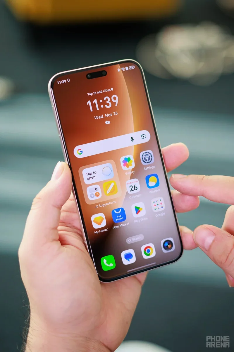 Honor Magic 8 Pro showcasing 3D face unlock technology