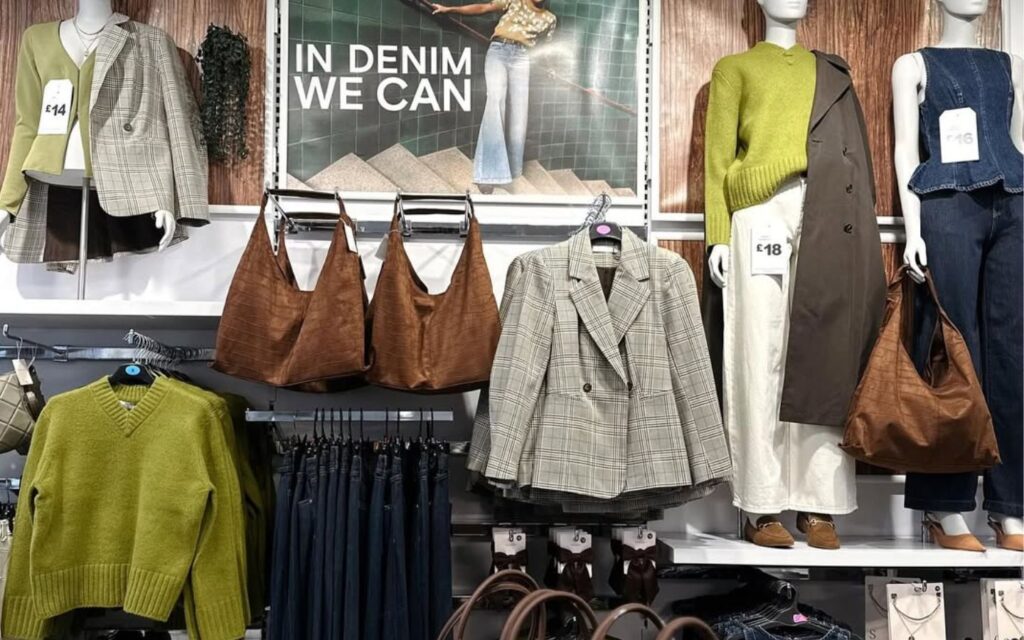 Interior of a Primark store ahead of its Dubai debut