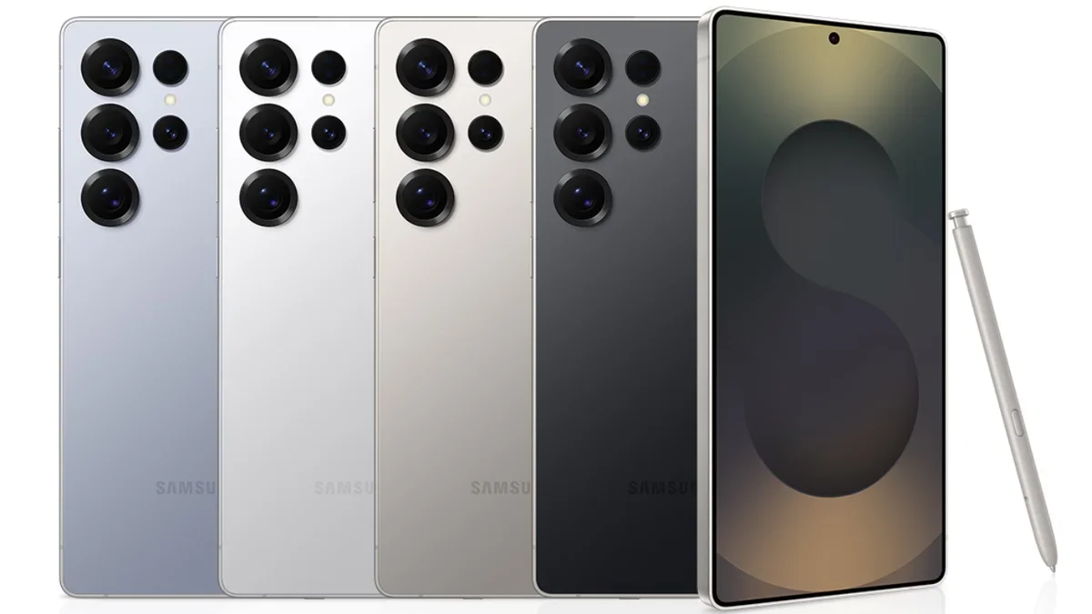 Samsung Galaxy S25 Ultra color options comparison