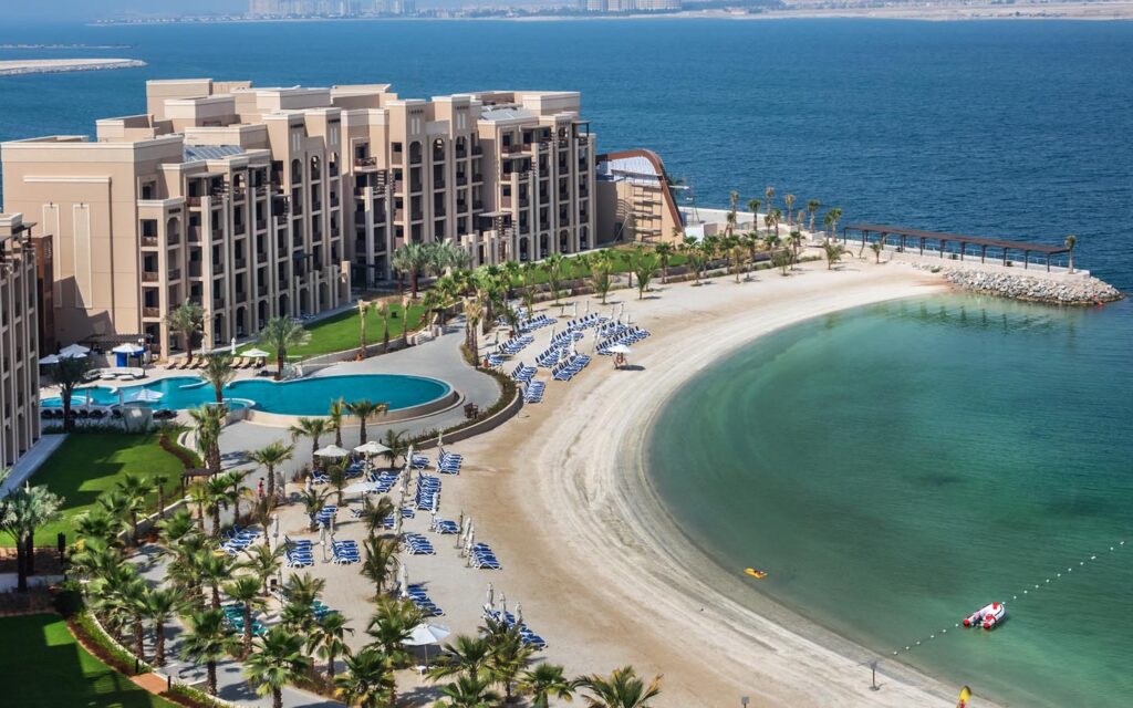 Aerial view of DoubleTree by Hilton Resort and Spa Marjan Island Ras Al Khaimah