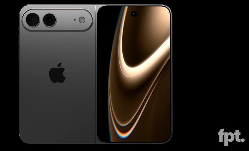 تصميم تخيلي لـ iPhone Fold من Front Page Tech