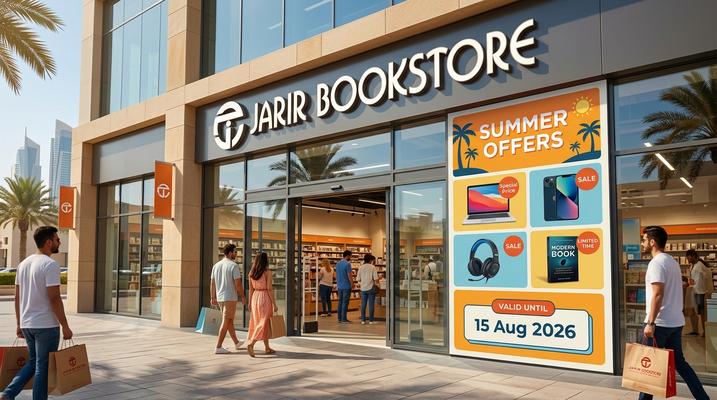 Jarir Bookstore Summer Offers 2026 in Qatar – Best Deals from 16 Jul to 15 Aug