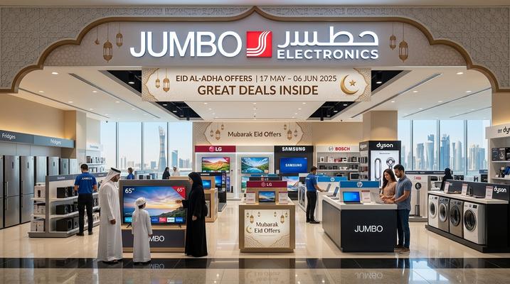 Jumbo Electronics Eid Al-Adha Offers in Qatar (Doha & Wakra) – May 17 to June 06, 2026