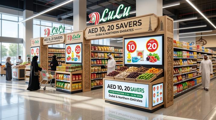 Lulu AED 10 & 20 Savers Offers in UAE – Dubai, Sharjah & Northern Emirates (03–14 July 2026)