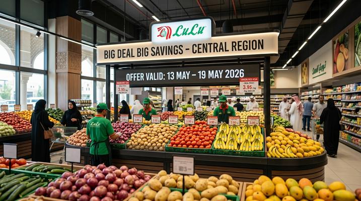 LuLu Big Deal Big Savings Offers in Riyadh, Hail, Al Kharj & Unaizah – 13 to 19 May 2026
