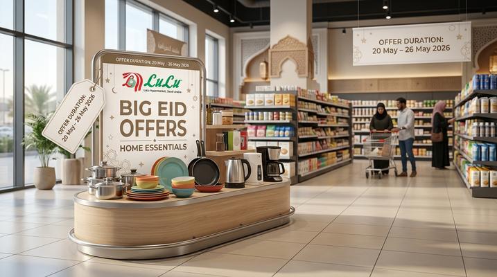 LuLu Big Eid Saver Offers on Home Essentials – Saudi Arabia (20–26 May 2026)