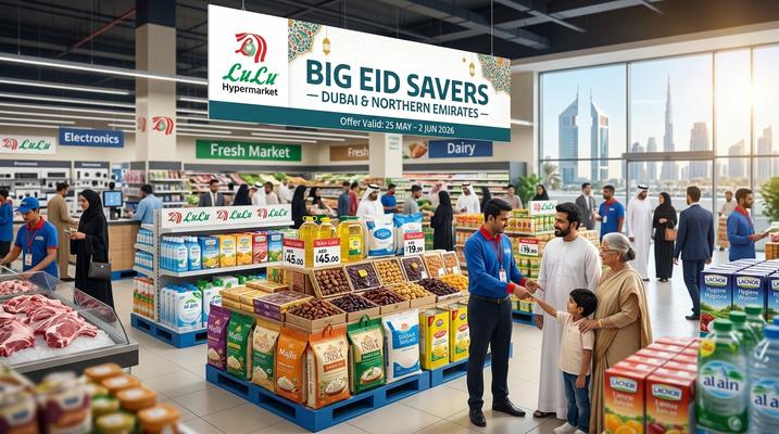 LuLu Big Eid Savers Offers in Dubai & Northern Emirates – 25 May to 2 Jun 2026