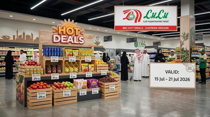 عروض اللولو الصيفية الكبرى من 15 إلى 21 يوليو 2026 في السعودية: خصومات تصل إلى 58%