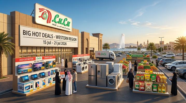 LuLu Big Hot Deals Western Region: Amazing Offers in Jeddah, Mecca, Yanbu & More (15-21 Jul 2026)