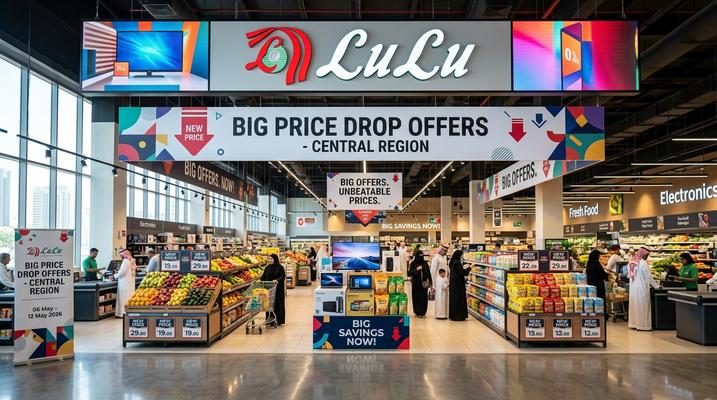 LuLu Big Price Drop Offers in Riyadh, Hail & Central Saudi Arabia – 6–12 May 2026