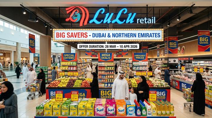 LuLu Big Savers Offers in Dubai & Northern Emirates, UAE – Up to 79% Off Until April 10, 2026