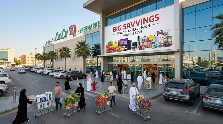 Lulu Hypermarket Big Savings Deals Central Region: Riyadh, Hail, Al Kharj & Unaizah – 8–14 July 2026