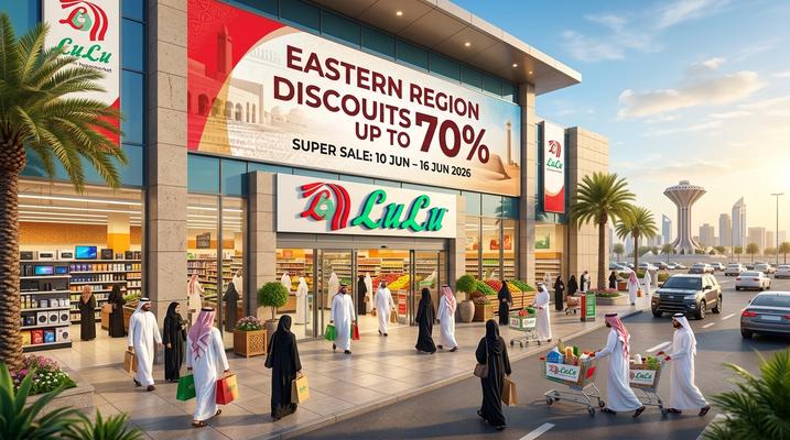 LuLu Discounts Up to 70% in Eastern Region, Saudi Arabia – June 10-16, 2026