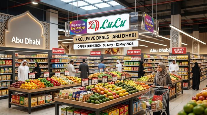 عروض اللولو الحصرية في أبوظبي – تخفيضات مذهلة حتى 69% من 8 إلى 12 مايو 2026