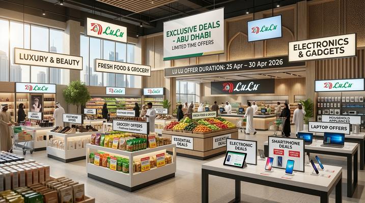 LuLu Exclusive Deals in Abu Dhabi, UAE – 25 to 30 Apr 2026 | Up to 57% Off