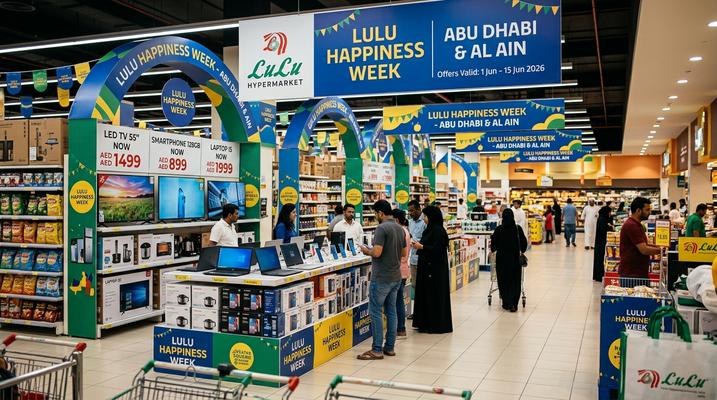 LuLu Happiness Week Offers in Abu Dhabi & Al Ain – 3 to 15 June 2026