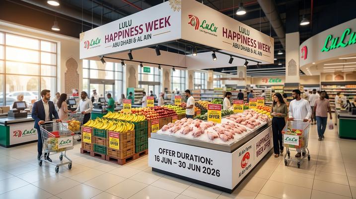 Lulu Happiness Week Offers Abu Dhabi & Al Ain UAE – 16 to 30 June 2026