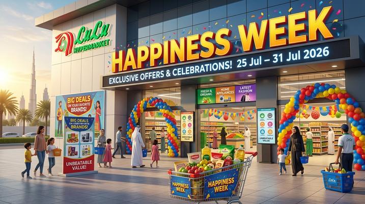 LuLu Happiness Week Offers in Dubai, UAE – 25 to 31 July 2026