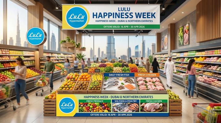 Lulu Happiness Week Offers in Dubai, UAE – April 16 to 30, 2026