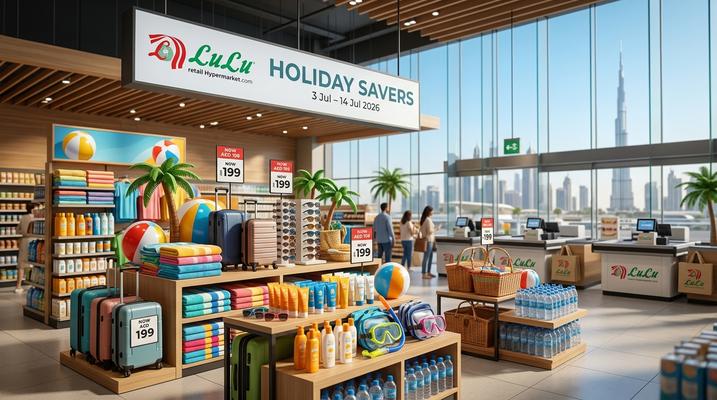 LuLu Holiday Savers UAE: Massive Discounts on Luggage & Travel Gear (4-14 July 2026)