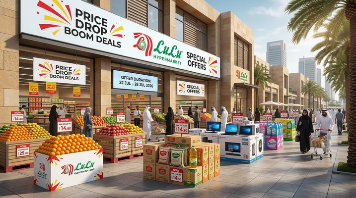 Lulu Hypermarket Price Drop Boom Deals in Saudi Arabia: Riyadh, Hail, Al Kharj & Unaizah (22-28 Jul 2026)